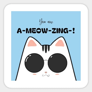 A-MEOW-ZING Sticker